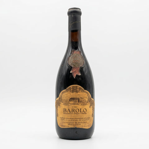 Cascina Zoccolaio Barolo Giovanni Scanavino 1970 – bottle