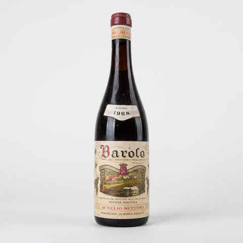 Barolo Riserva Aurelio Settimo 1968 – bottle