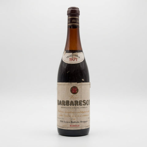 Barbaresco F.lli Serio & Battista Borgogno 1971 – bottle