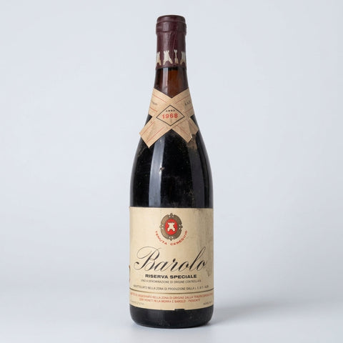 Barolo Riserva Speciale Cerequio 1968 – bottle