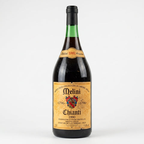 Chianti Melini 1981 Magnum bad capsule – bottle