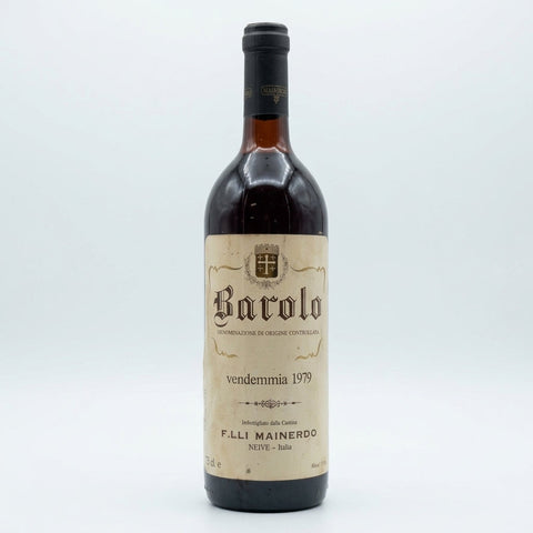 Barolo F.lli Mainerdo 1979 – bottle