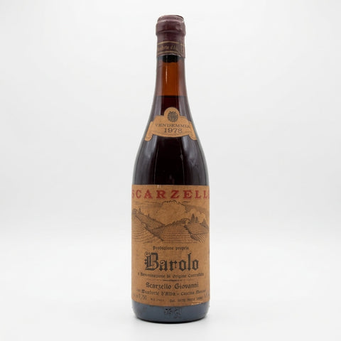 Barolo Scarzello Giovanni 1978 – bottle