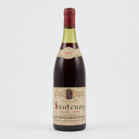 Santenay E. & D. Moingeon Frères 1977 – bottle