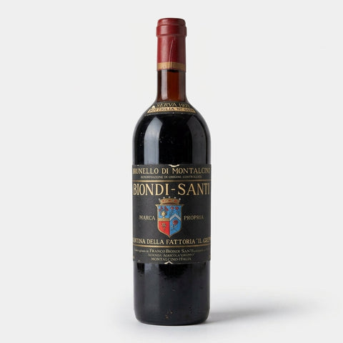 Il Greppo Brunello di Montalcino Biondi-Santi Riserva 1977 – bottle
