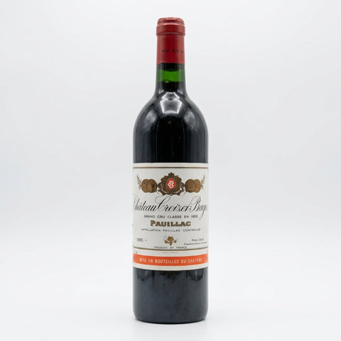 Pauillac Grand Cru Classé en 1855 Château Croizet-Bages 1985 – bottle