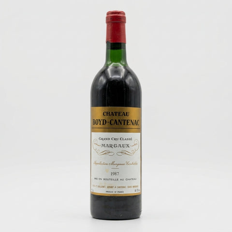 Margaux Grand Cru Classé Château Boyd-Cantenac 1987 – bottle