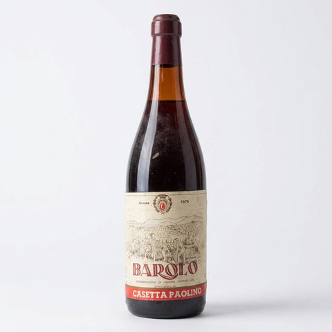 Barolo Casetta Paolino 1979 – bottle