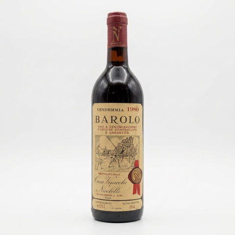 Barolo Casa Vinicola Nicolello 1980 – bottle