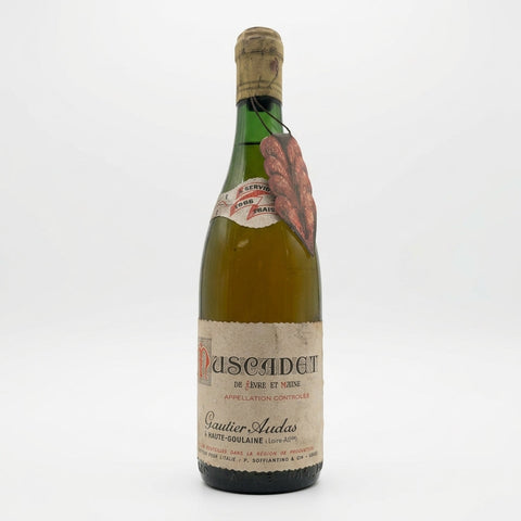 Muscadet Sèvre et Maine Gautier Audas 1966 – bottle