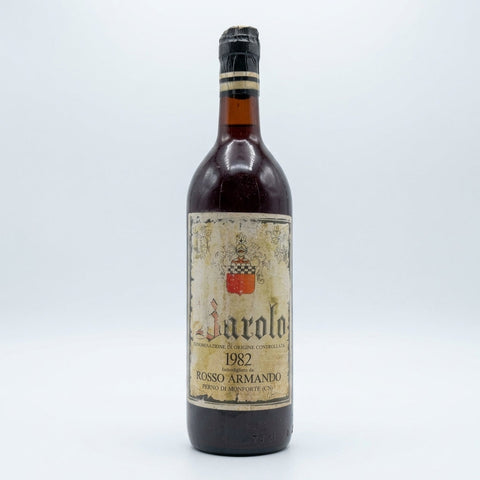 Barolo Rosso Armando 1982 bad label – bottle