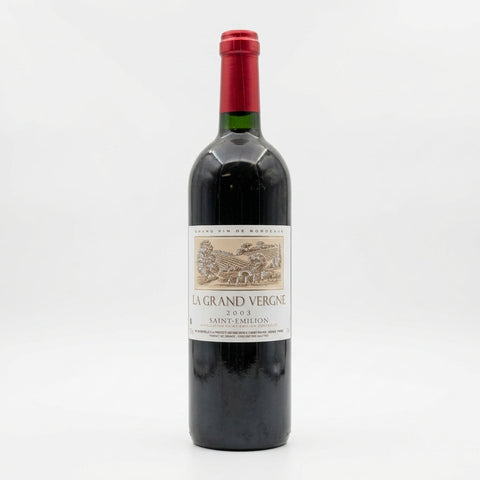 Saint Émilion La Grand Vergne 2003 – bottle
