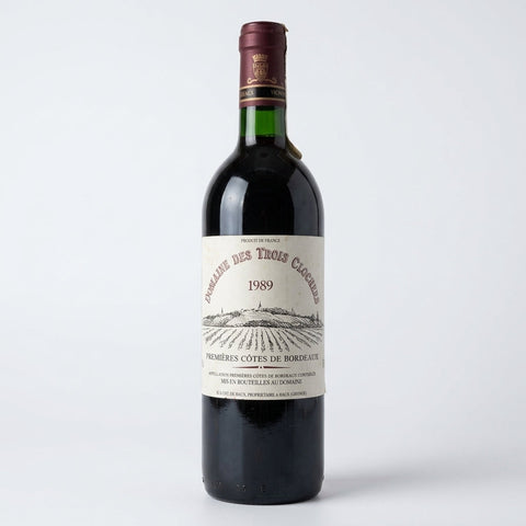 Premières Côtes de Bordeaux Domaine des Trois Clochers 1989 – bottle