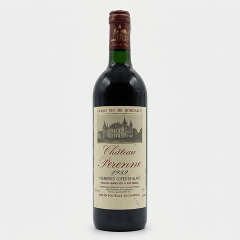 Premières Côtes de Blaye Château Perenne 1989 – bottle