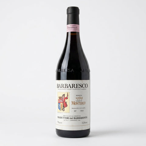 Montefico Barbaresco Riserva 1999 – bottle