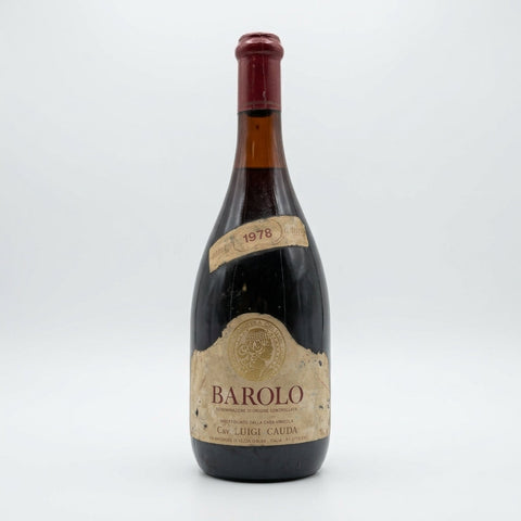 Barolo Cav Luigi Cauda 1978 – bottle