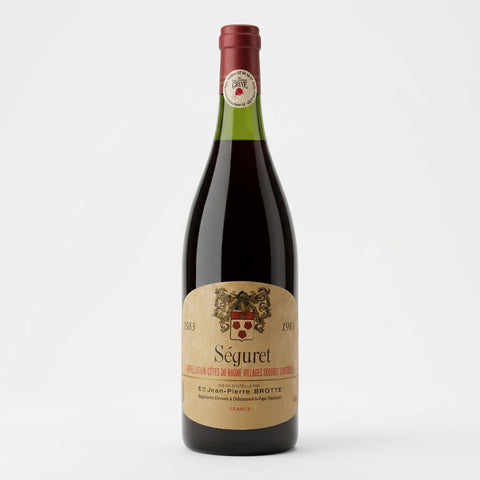 Séguret Jean-Pierre Brotte 1983 – bottle