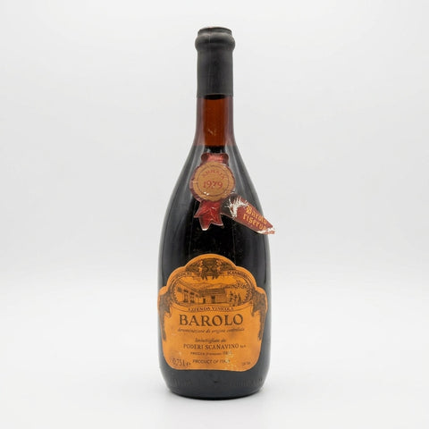 Barolo Riserva Poderi Scanavino 1979 – bottle