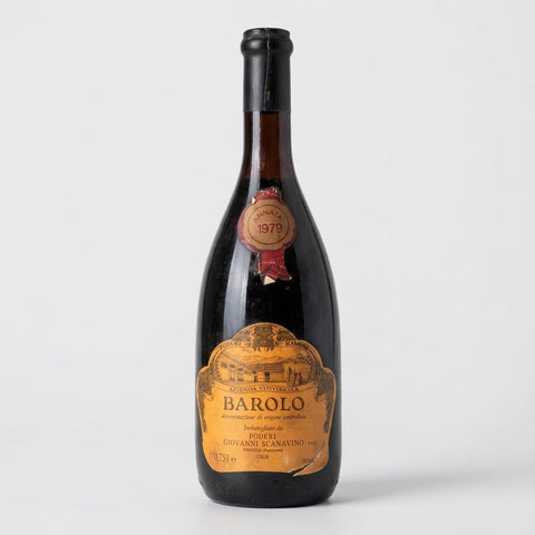 Barolo Giovanni Scanavino 1979 – bottle