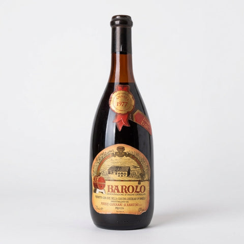 Cascina Zoccolaio Barolo Giovanni Scanavino 1977 – bottle