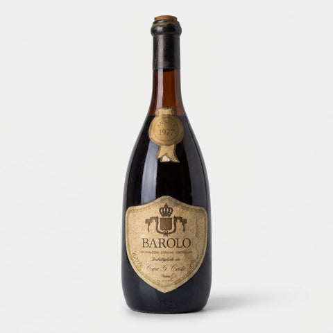 Barolo Cav. G. Ceste 1977 cork issues no cap – bottle