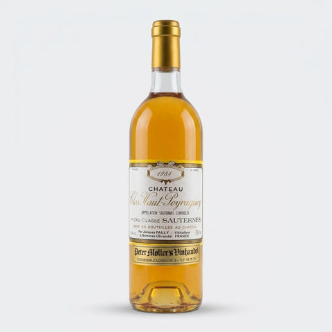 Sauternes 1er Cru Classé Château Clos Haut-Peyraguey 1984 – bottle