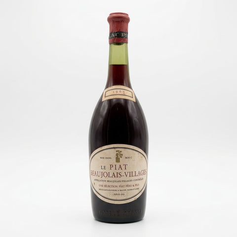 Le Piat Beaujolais-Villages Piat Père & Fils 1967 – bottle