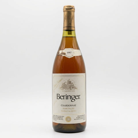 Napa Valley Beringer Vineyards 1987 – bottle