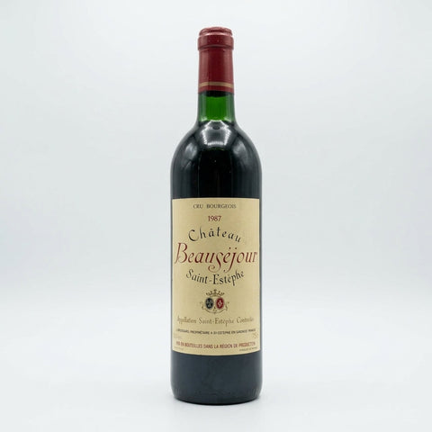 Saint Estèphe Cru Bourgeois Château Beauséjour 1987 – bottle