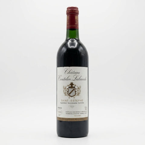Saint Estèphe Château Coutelin Lalande 1990 – bottle