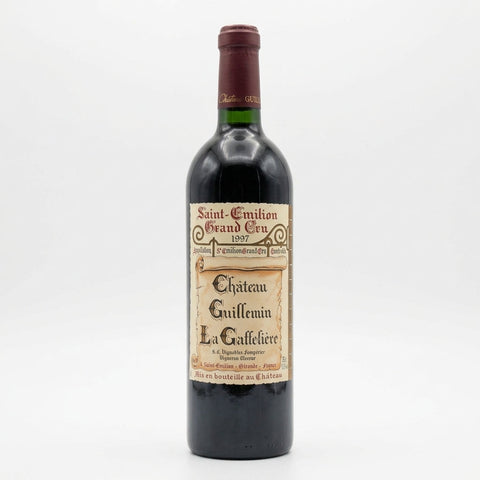 Château Guillemin La Gaffelière Saint Émilion Grand Cru 1997 – bottle