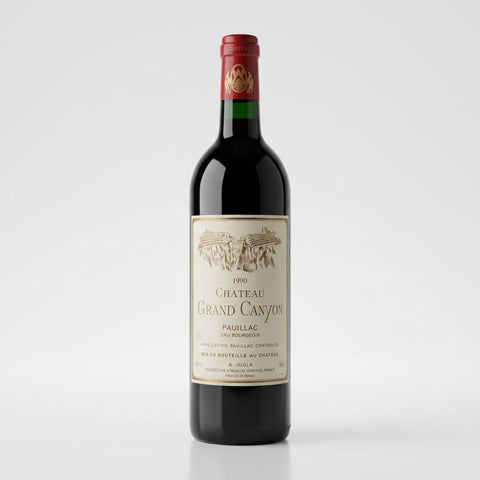 Pauillac Cru Bourgeois Château Grand Canyon 1990 (low level) – bottle