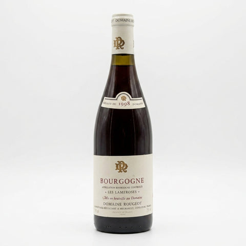 Les Lameroses Bourgogne Domaine Rougeot 1998 – bottle