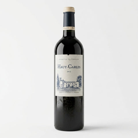 Haut-Carles Fronsac Château de Carles 2012 – bottle