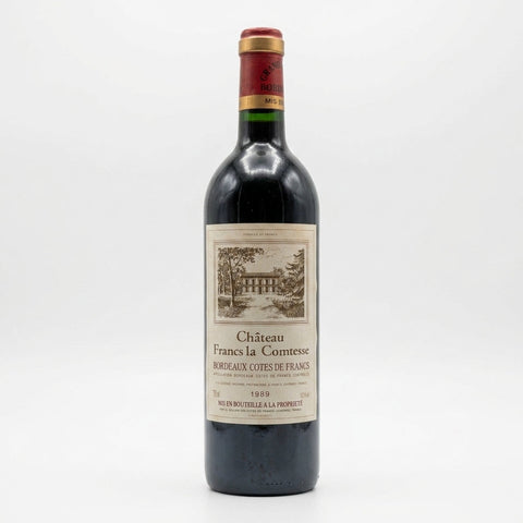 Bordeaux Côtes de Francs Château Francs la Comtesse 1989 – bottle