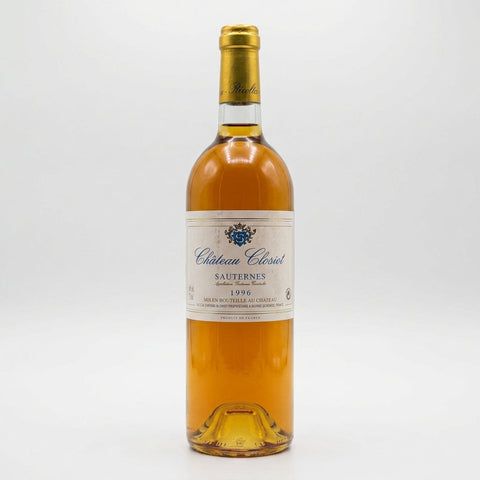 Sauternes Château Closiot 1996 – bottle