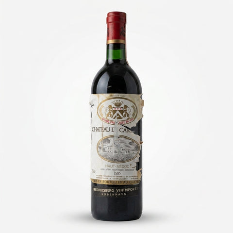Haut Médoc Grand Cru Classé en 1855 Château de Camensac 1985 (bad label) – bottle
