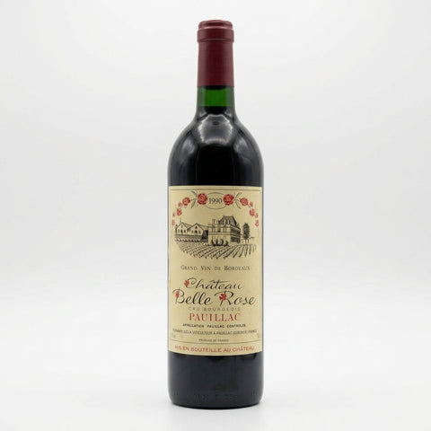Château Belle Rose Pauillac Cru Bourgeois 1990 – bottle