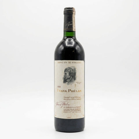 Frank Phélan Saint Estèphe Château Phélan Ségur 1989 – bottle