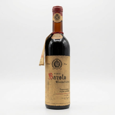 Barolo Riserva Valfieri di Marengo & Cugnasco 1965 – bottle