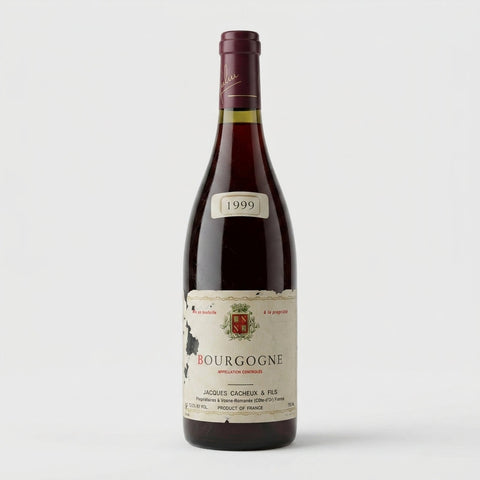Bourgogne Jacques Cacheux & Fils 1999 bad label – bottle