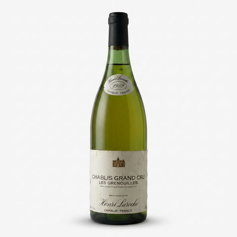 Les Grenouilles Chablis Grand Cru 1982 – bottle