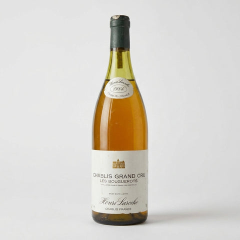 Les Bouguerots Chablis Grand Cru 1984 – bottle