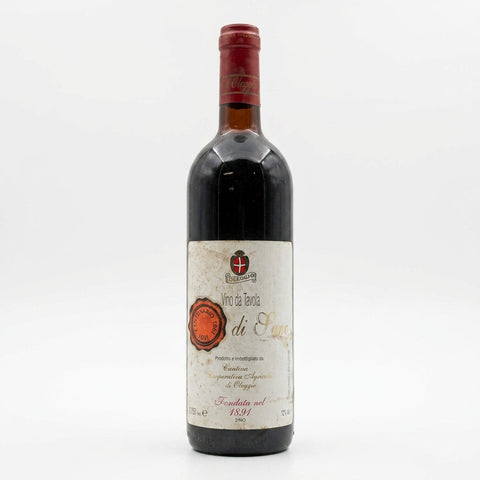 Vino da Tavola Cantina Cooperativa Oleggio 1991 – bottle