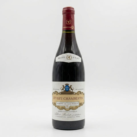 Gevrey Chambertin Domaine du Clos Frantin 1997 – bottle