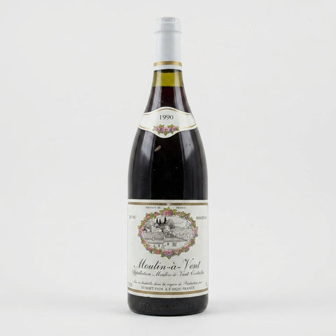 Clos du Moulin Moulin-à-Vent Robert Pain 1990 – bottle