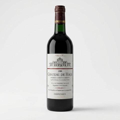 Competance Premières Côtes de Bordeaux Château de Haux 1988 – bottle