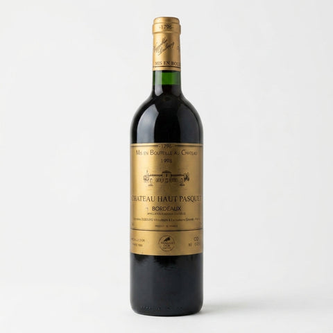 Château Haut Pasquet Entre Deux Mers Vignobles Dubourg 1998 – bottle