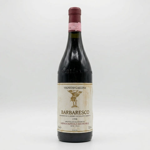 Vigneto Gallina Barbaresco San Michele 1998 – bottle