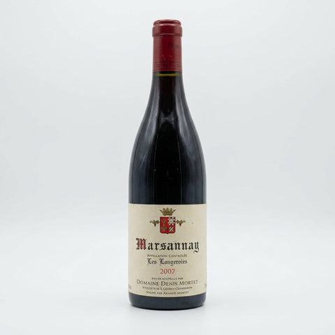 Les Longeroies Marsannay Domaine Denis Mortet 2007 – bottle